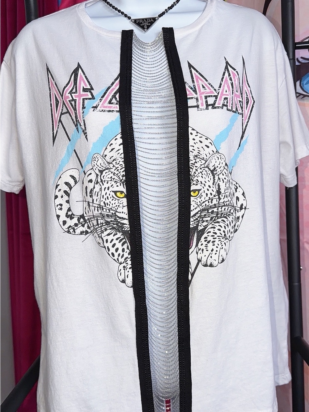 Restyled Def Leppard Graphic Tee